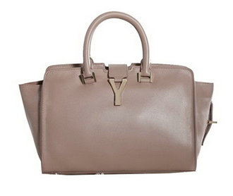 YSL cabas chyc bag original leather 5086 light khaki
